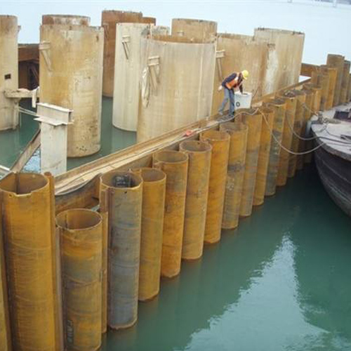 黄山钢护筒现场安装